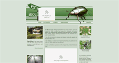 Desktop Screenshot of estacionbiologica.com